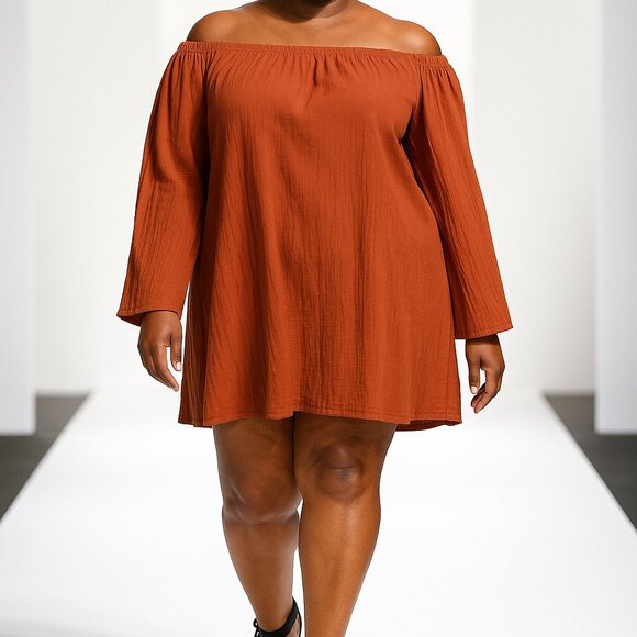 Plus size Peasant dress. Boho. - Picture 2 of 5